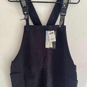 NEW!!! KAVU ALTONA BLACK OVERALLS SIZE LARGE